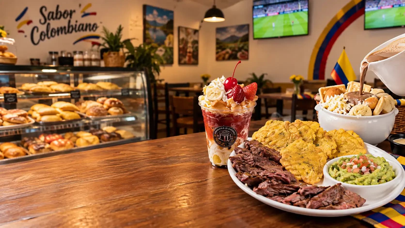 WNY tiene su rincón de comida colombiana. Se llama La 57